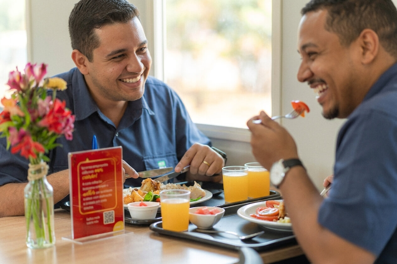 Restaurante corporativo como espaço de conexão e recuperação mental no dia a dia